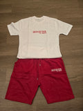 Short Sets in various colors with the UHN-FR-GEH-TUH-BL logo (Red and White)