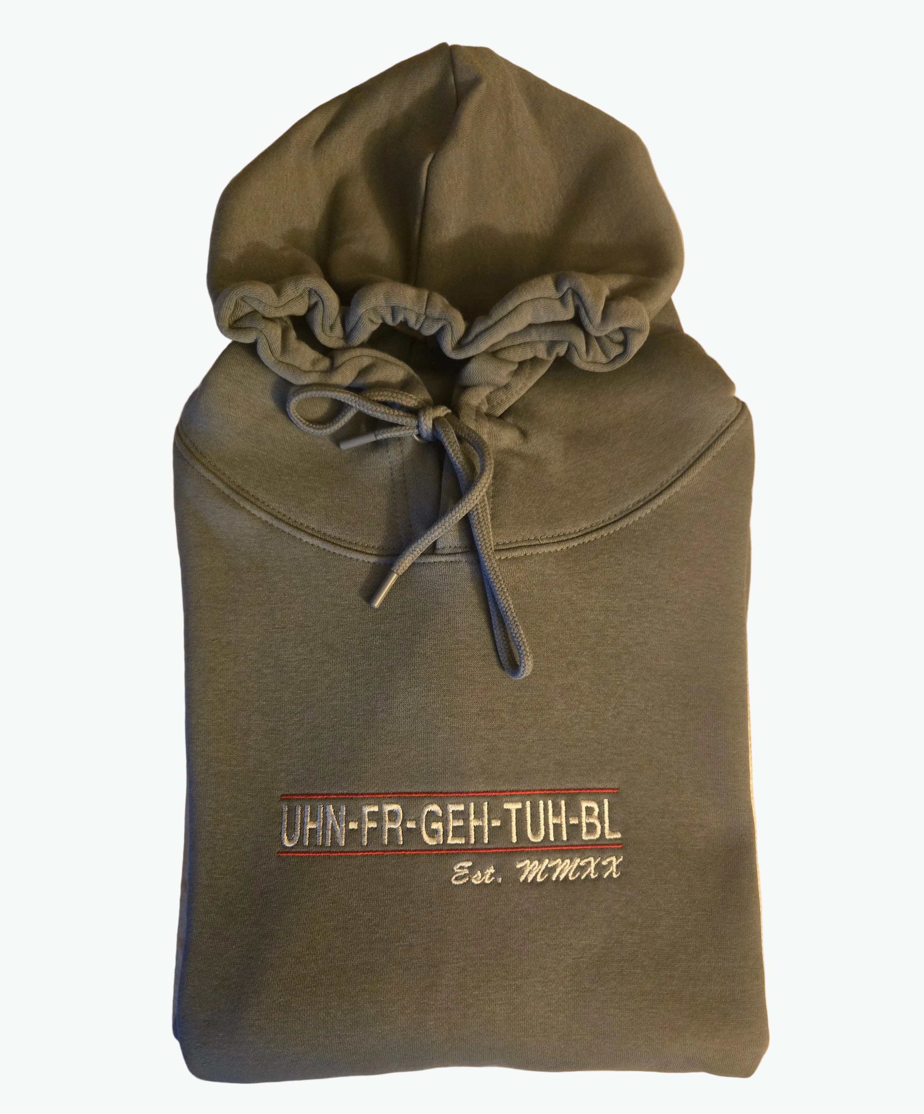 Flare Leg Sweatsuit in Sea Green with the UHN-FR-GEH-TUH-BL logo