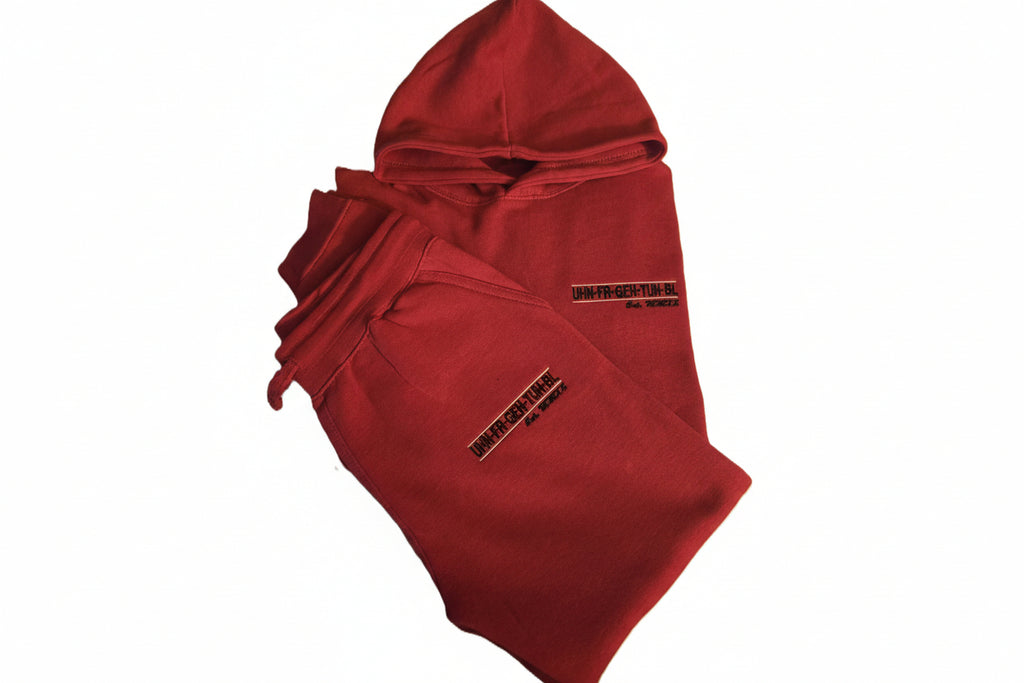 Youth Sweatsuit with UHN-FR-GEH-TUH-BL logo